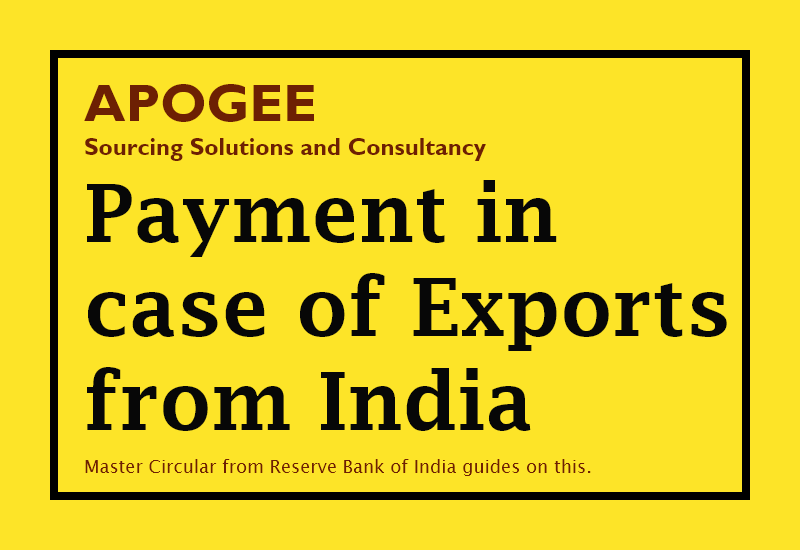 Payment for Export from India
