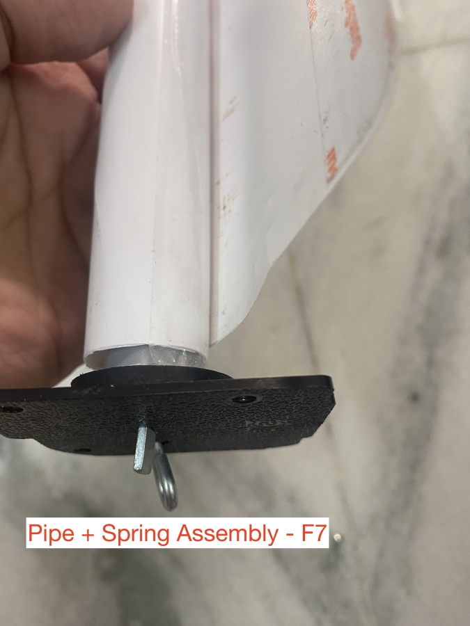 Pipe + Spring Assembly - F7